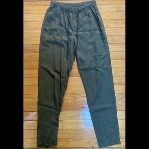 Green stylish pants! Goes cute with a floral top